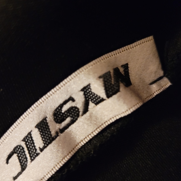 Mystic vintage polkadot sweatheart highwaist dress size 4 black and grey - Picture 7 of 7